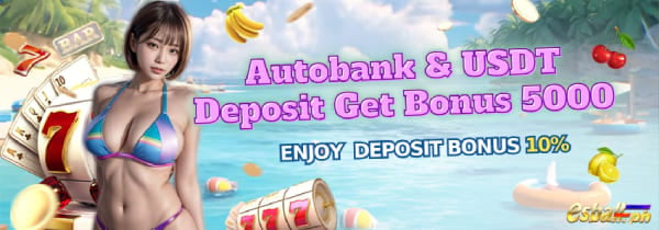 Online Casino Free Deposit Bonus Max 5000 on Autobank & USDT